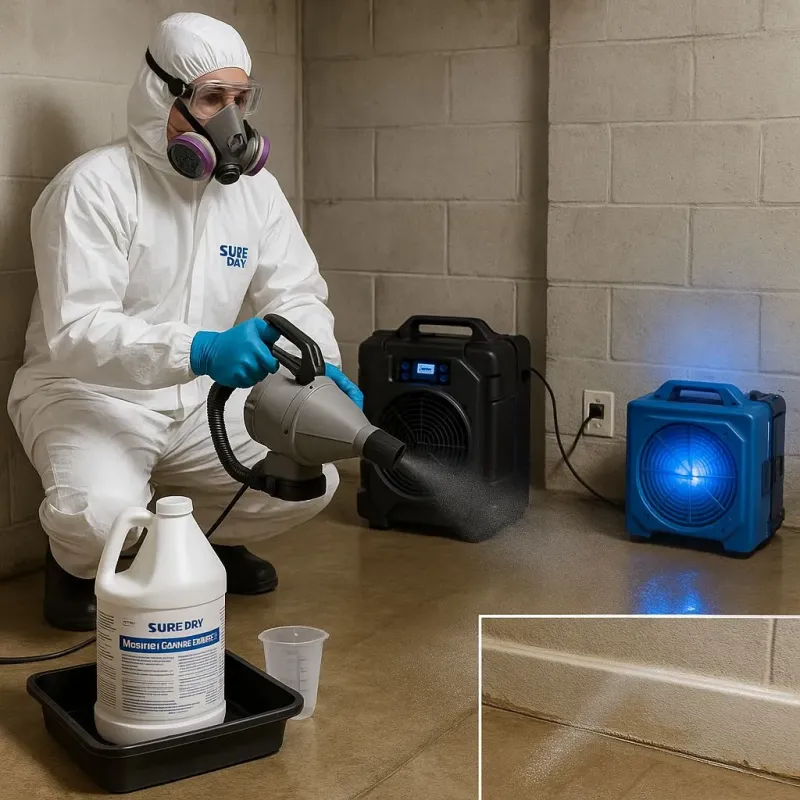 Sanitization and Odor Removal process in Edgartown, MA